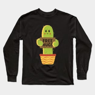 Free Hugs Cactus Long Sleeve T-Shirt